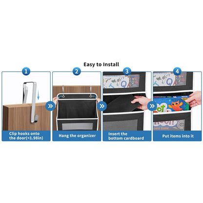 Over-the-Door 5-Shelf Fabric Organizer