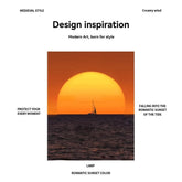 Golden Hour, Every Hour — Medieval Sunset Fishing LED Atmosphere Lamp