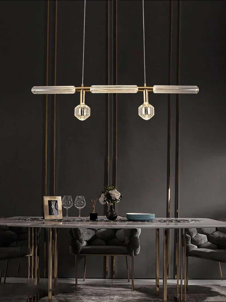 Nordic Luxury Art Glass Chandelier — High-End Pendant Lamp Home Décor