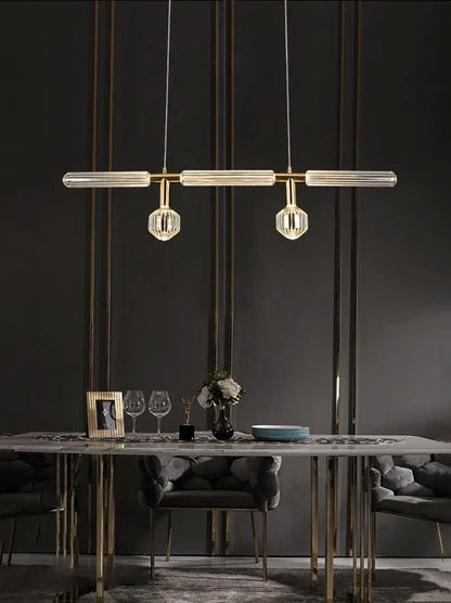 Nordic Luxury Art Glass Chandelier — High-End Pendant Lamp Home Décor