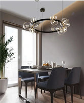 Modern Glass Bubbles Led Pendant Lights for Table Dining Room Kitchen Bar Chandeliers Lamps Home Decor Lusters Lighting Fixture Jonine&