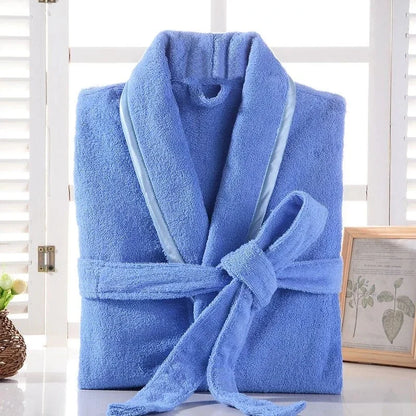 Wrap Yourself in Calm — 100% Cotton Terry Bathrobe