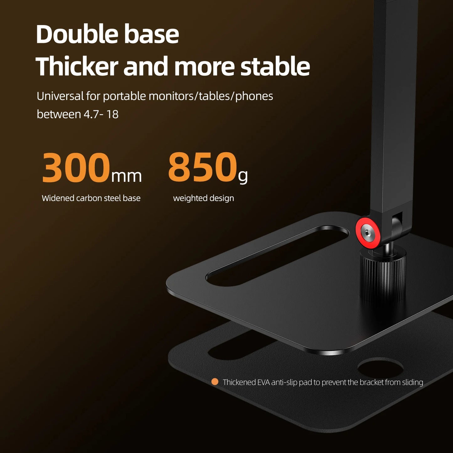 Your Screen, Your Height — Portable Monitor Stand for 15.6–18" Screens