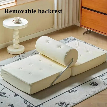 Foldable Nordic Sofa Bed — 1-Person Lazy Sofa for Bedroom & Living Room