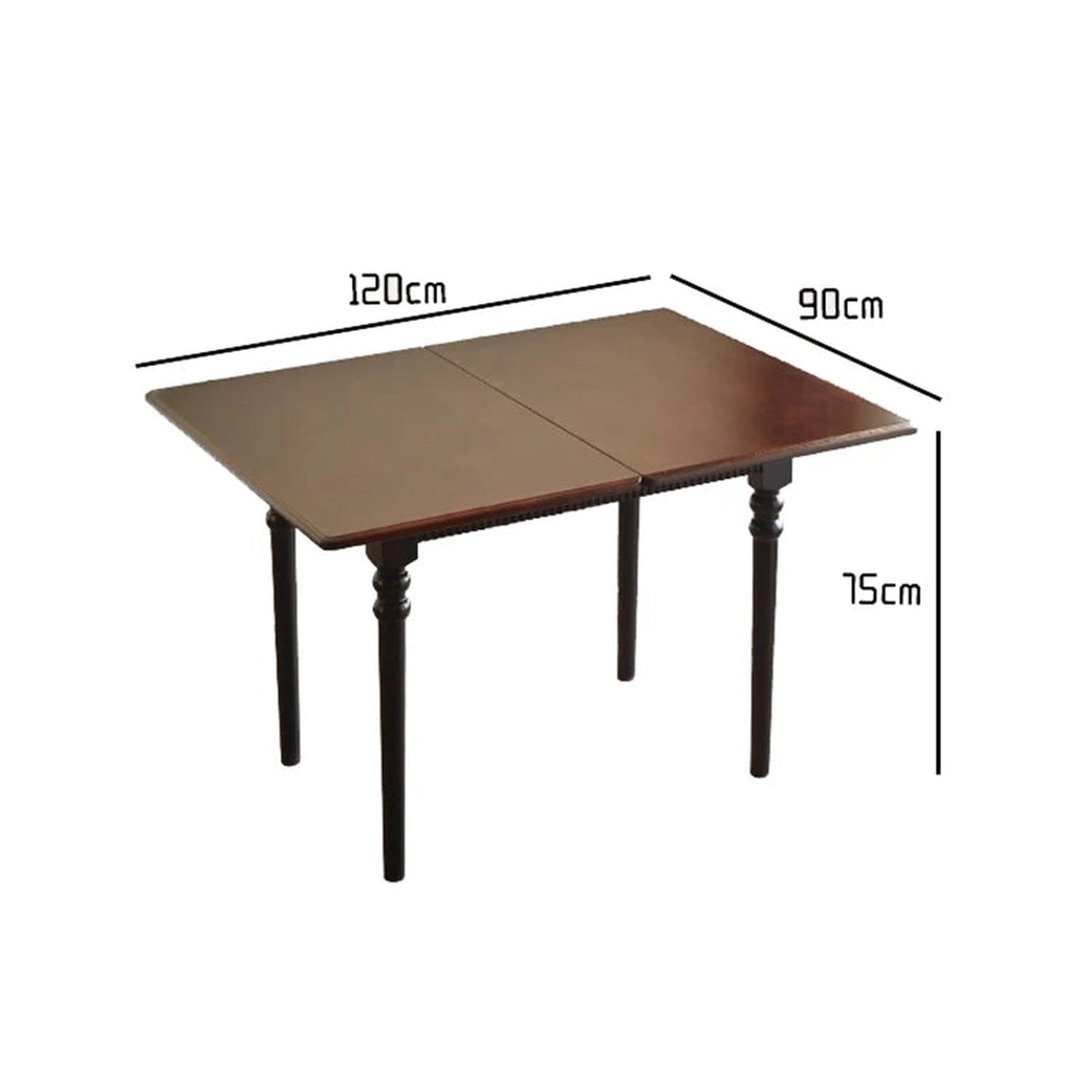Mid-Century Foldable Dining Table