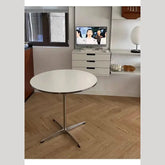Round Restaurant Dining Table Wall Center Terrace Mini Corner Dining Table Space Saving Designer Mesas De Jantar Salon Furniture Jonine&