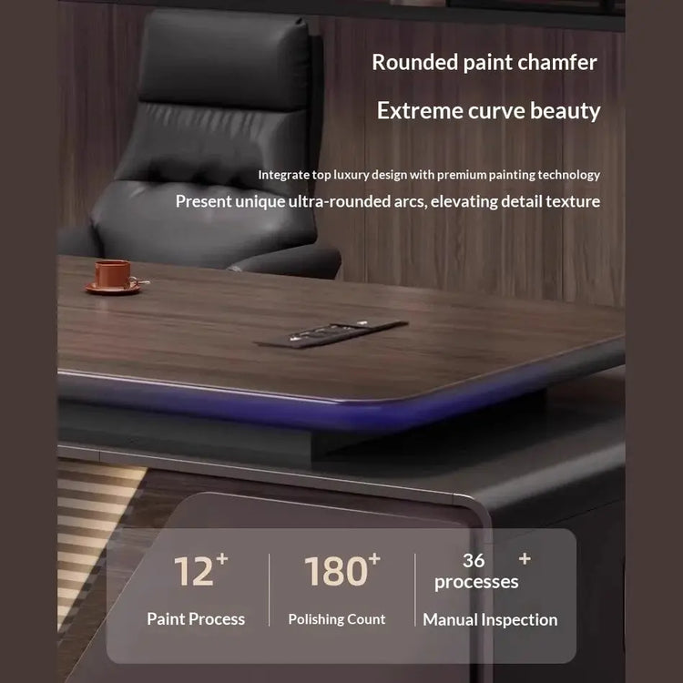 Height-Adjustable L-Shaped Gaming & Home Office Desk