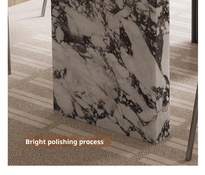 Custom Luxury French Marble Dining Table — Natural Stone