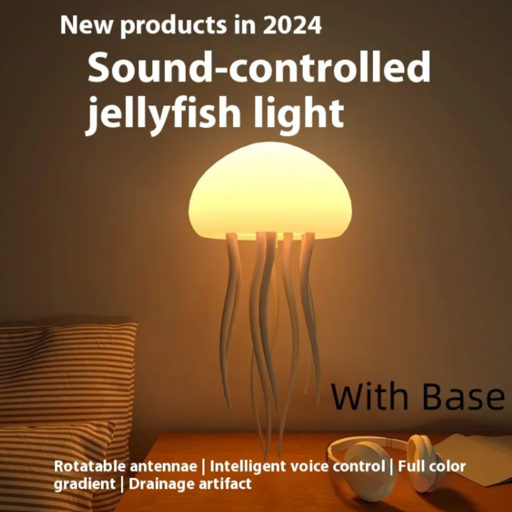 💡 Cozy Glow Jellyfish Lamp — Relaxing Mood Light for Your Home