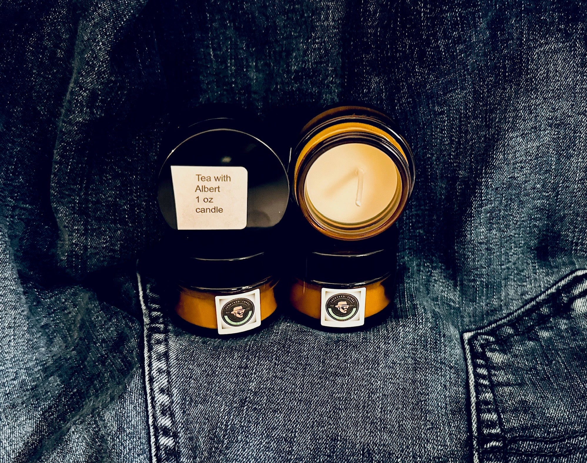 Tea with Albert Candle-0