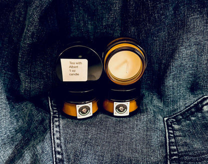 Tea with Albert Candle-0