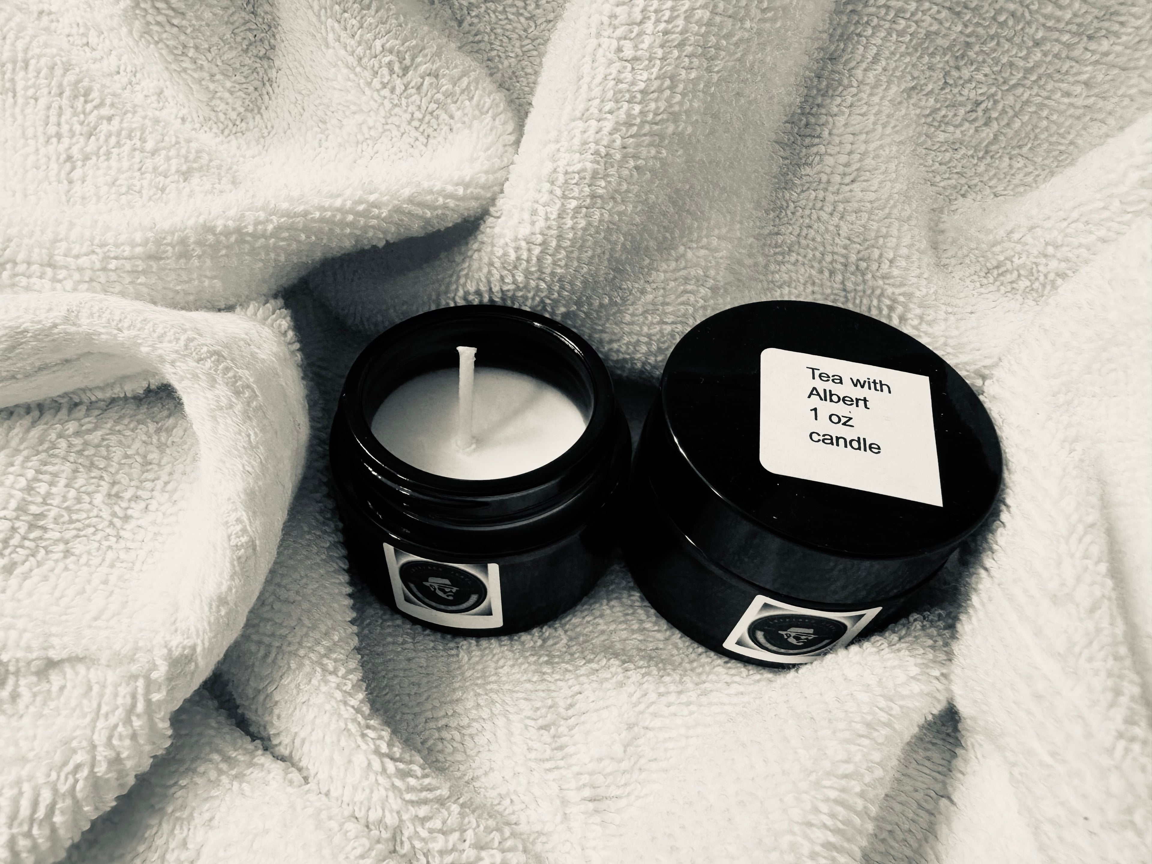 Tea with Albert Candle-1
