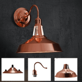 Modern Style Rose gold  Barn Slotted Shade with Wall Sconce~3624-4