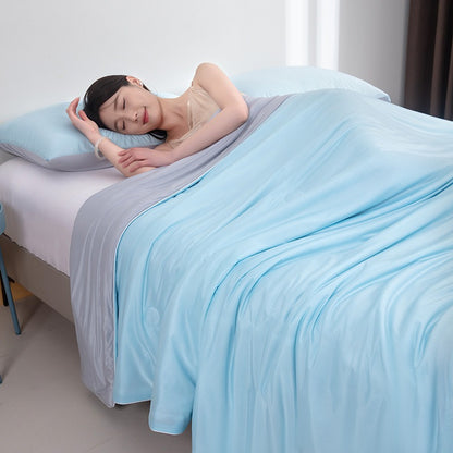 Cooling Silk Summer Blanket
