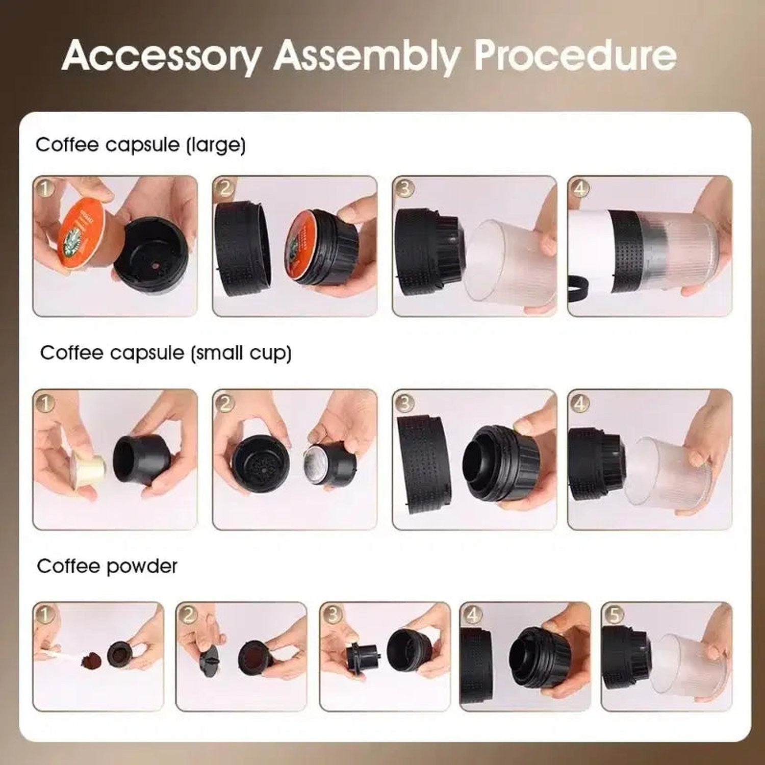 3-in-1 Portable Wireless Espresso Maker — Fresh Espresso Anywhere