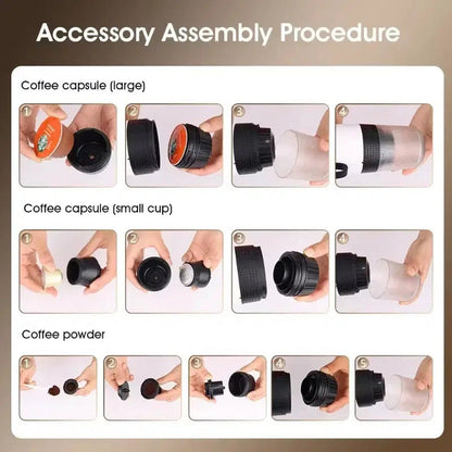 3-in-1 Portable Wireless Espresso Maker — Fresh Espresso Anywhere