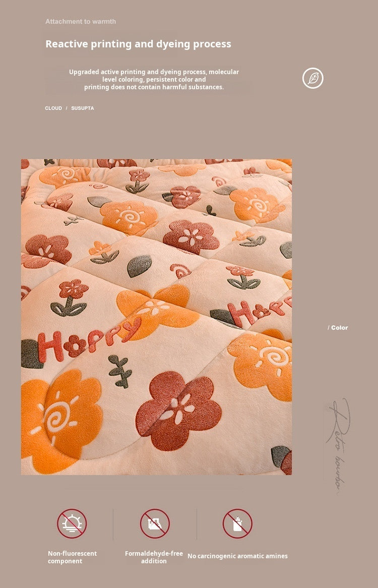 Lamb Fleece Blanket Winter Comforter Thickened Quilts Double-sided Velvet Warm Quilt Single Double Dormitory Milk Fleece Core Jonine&