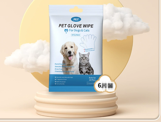 Pet Cleaning Gloves & Wipes — Grooming & Bathing Set for Dogs & Cats