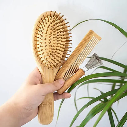 Eco-Friendly Bamboo Comb for Soothing Hair Care