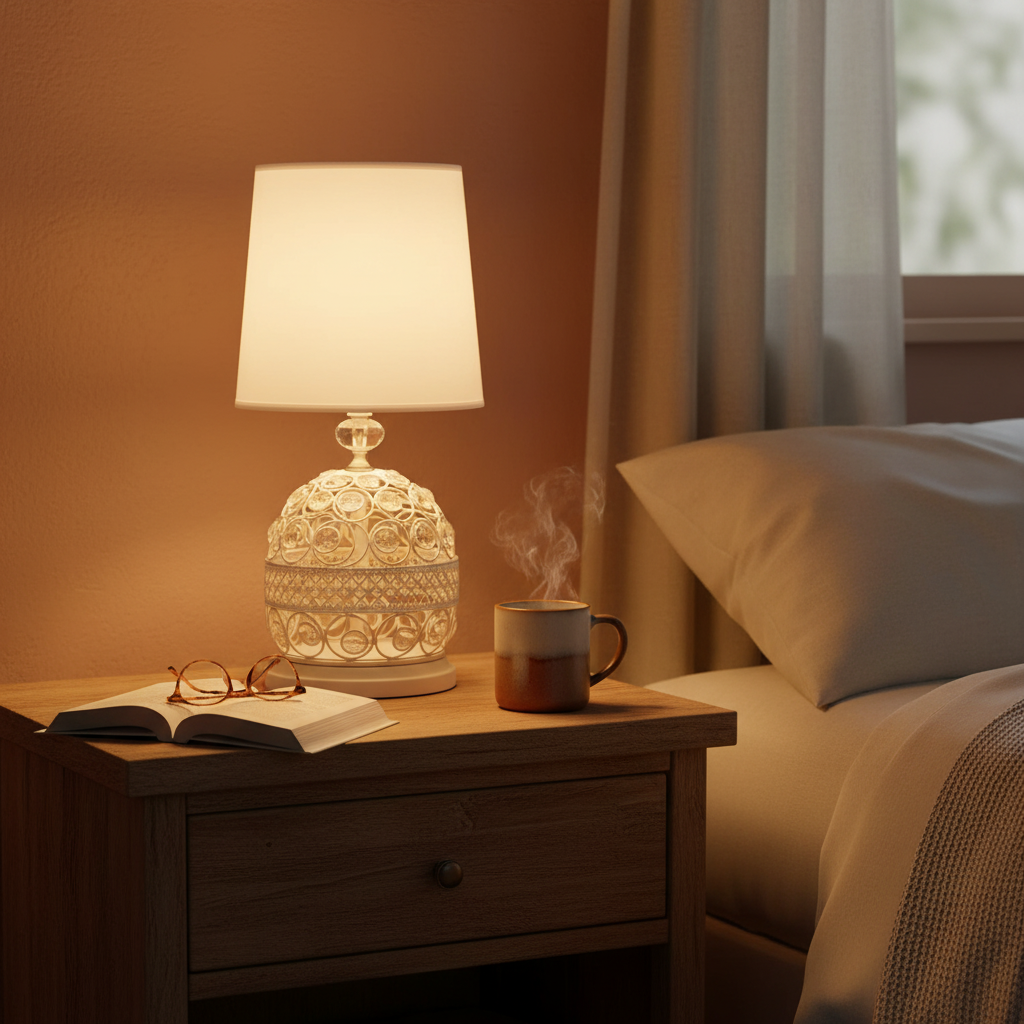 Small Table Lamp for Bedside Use
