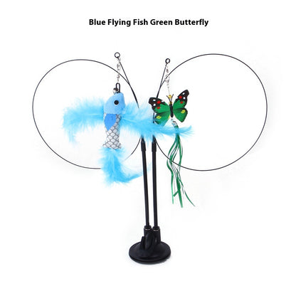 Cat Suction Cup Teaser Toy — Interactive Self-Play Toy for Cats