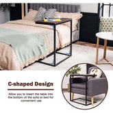 The Table That Fits Your Life — C-Shaped Sofa Side Table