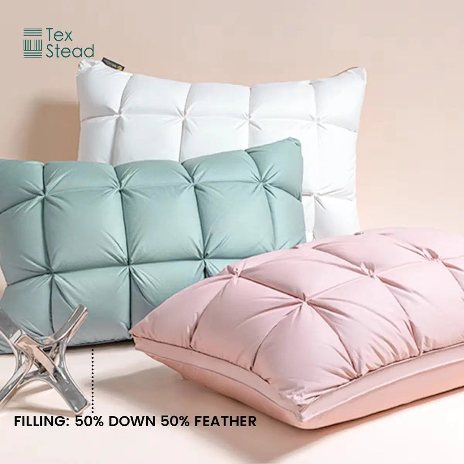 The Sleep Upgrade — DreamNest Luxury Goose Down Pillow
