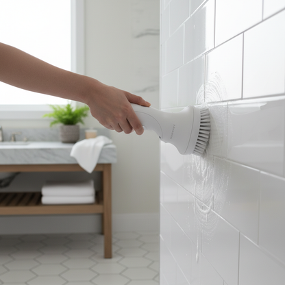CleanMaster Scrub Brush In Use