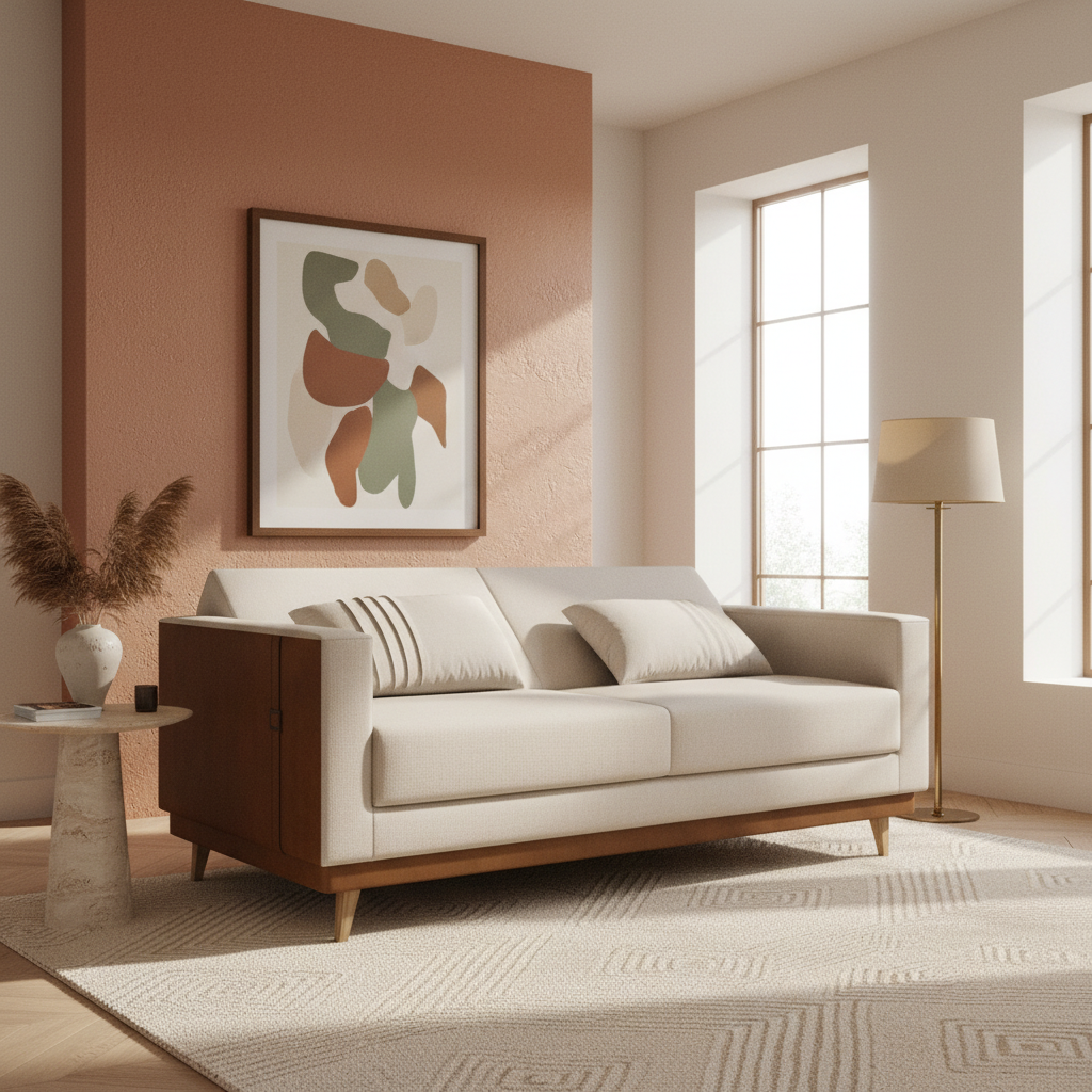 One Sofa, Two Functions — Matrix Esther 3-Seat Convertible Sofa Bed with Reclining Backrest