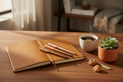 Desk scene — Custom Engraved Pens