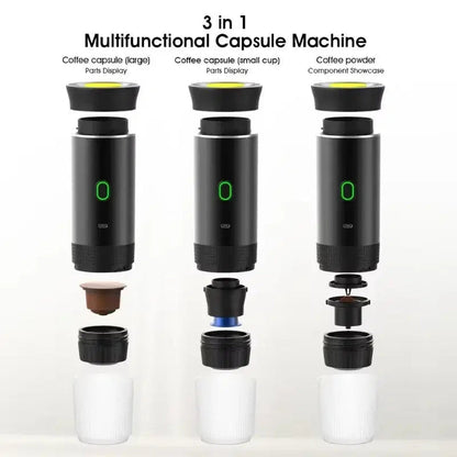 3-in-1 Portable Wireless Espresso Maker — Fresh Espresso Anywhere