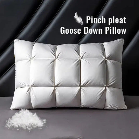 The Sleep Upgrade — DreamNest Luxury Goose Down Pillow