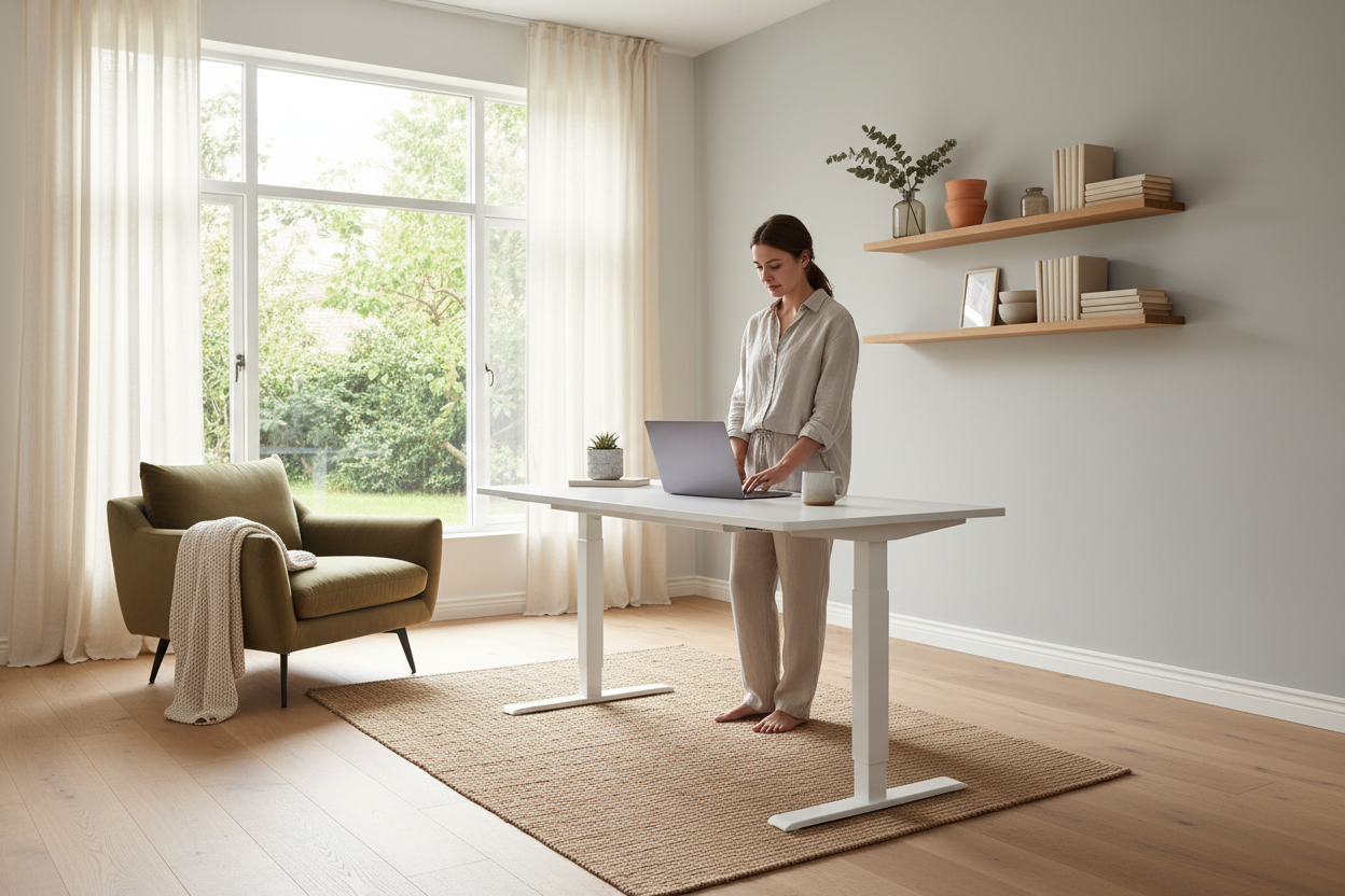 EC9 Standing Desk at Standing Height
