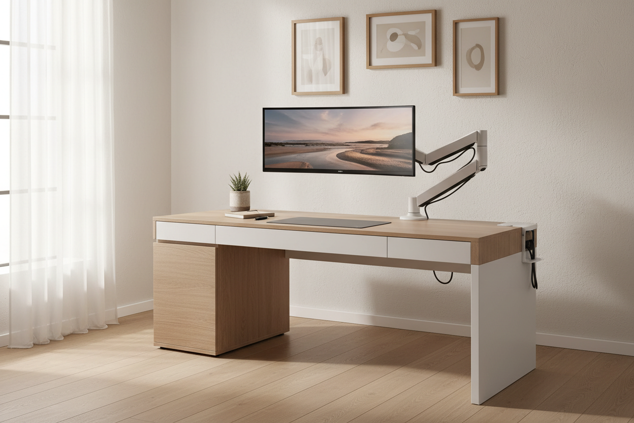 HX HD Monitor Arm – Desk Lifestyle
