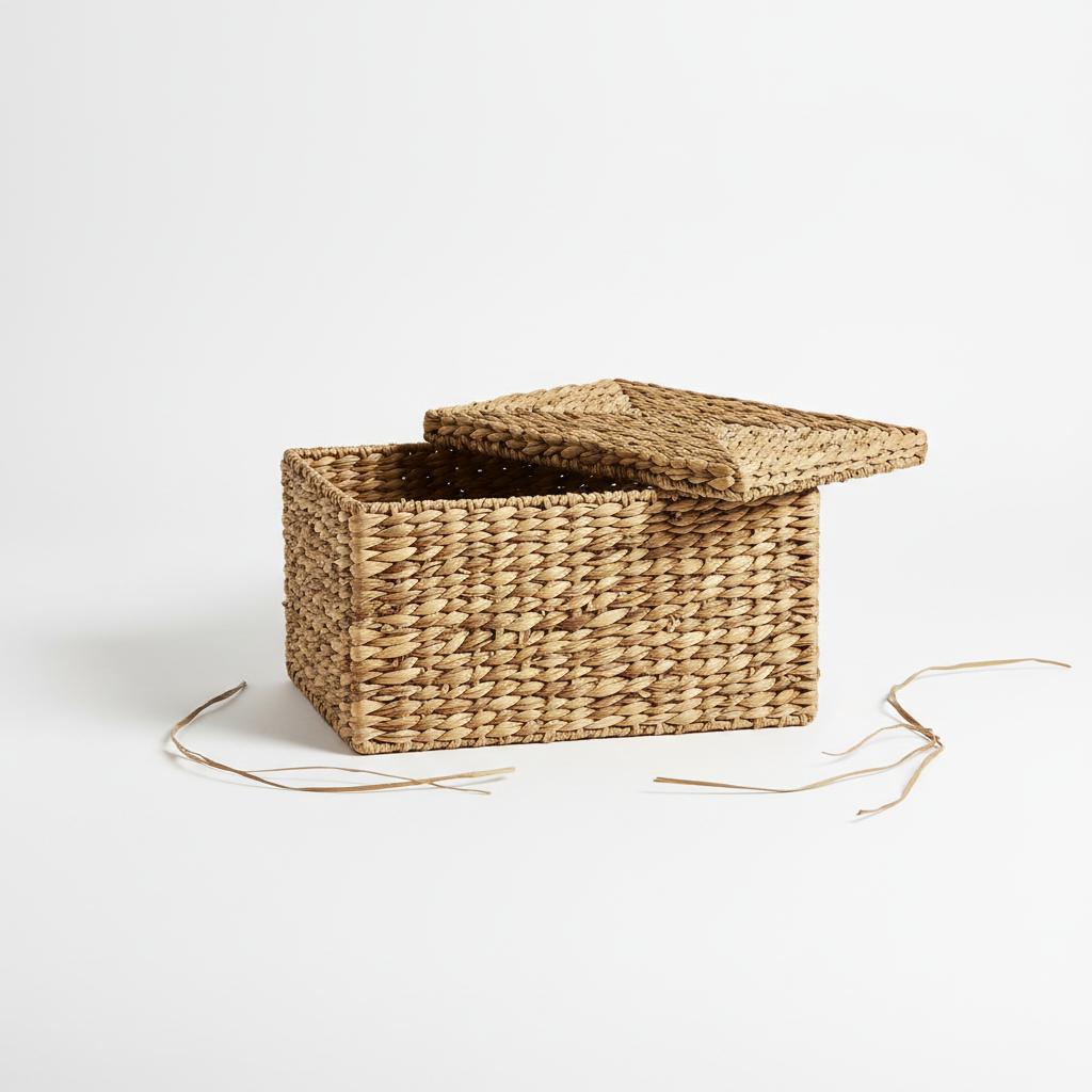Hyacinth Rectangular Basket - Product