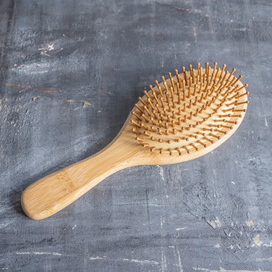 Bamboo Hair Brush Set for Gentle Locks
