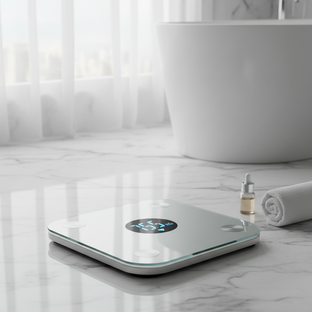 Smart Digital Body Scale — LED Display, 400lb Capacity for Weight Management &amp; Fitness