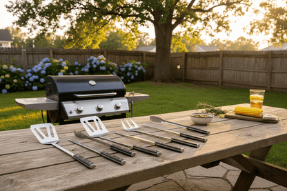 BBQ Grill Tool Set – 29-Piece Stainless Steel Kit with Storage Bag
