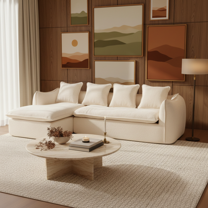 Oversized L-Shape Sofa with Chaise