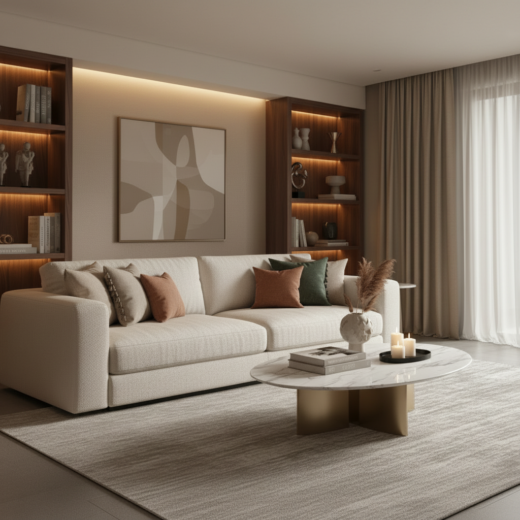 The Sofa That Defines the Room — Modern Luxury Sofa