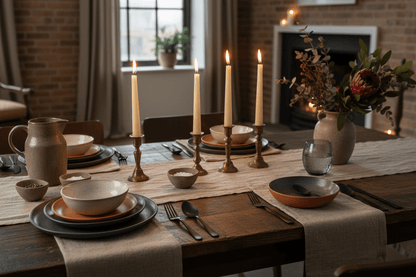 Matte Black Flatware Set – 20-Piece Stainless Steel, Service for 4
