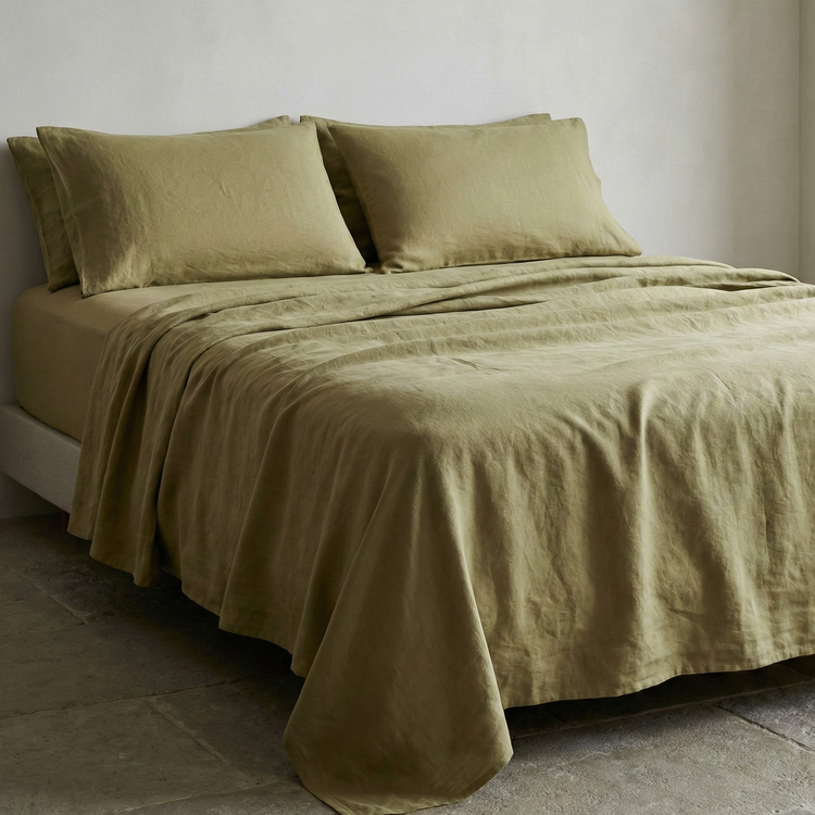 Pure Linen Sheet Sets-8