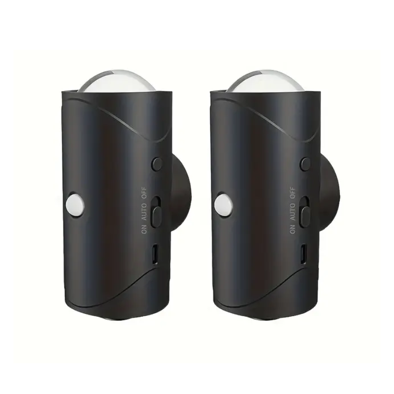 LED Motion Sensor Wall Sconce Night Light, Set of 2
