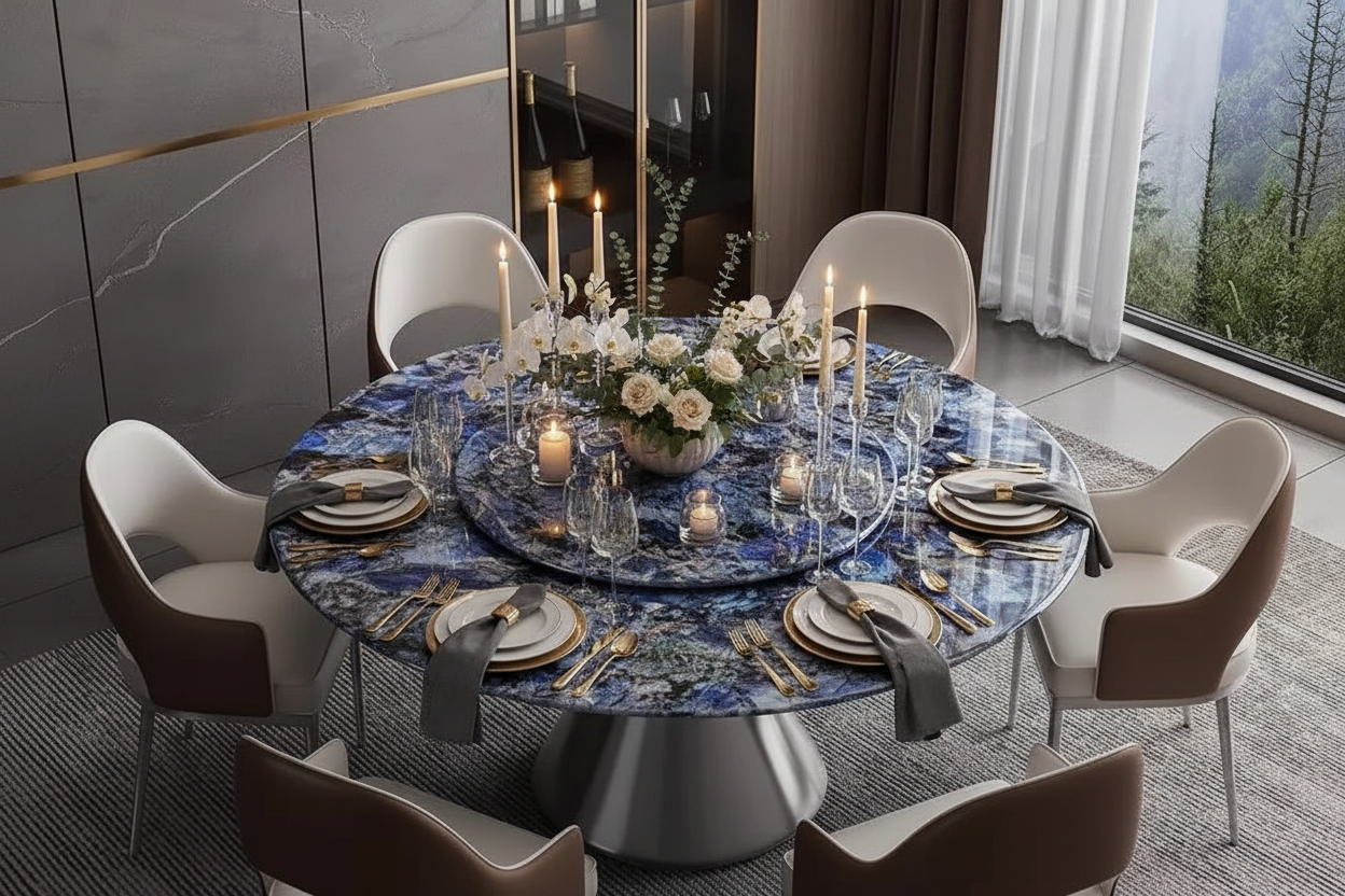 Sintered Stone Dining Table Lifestyle