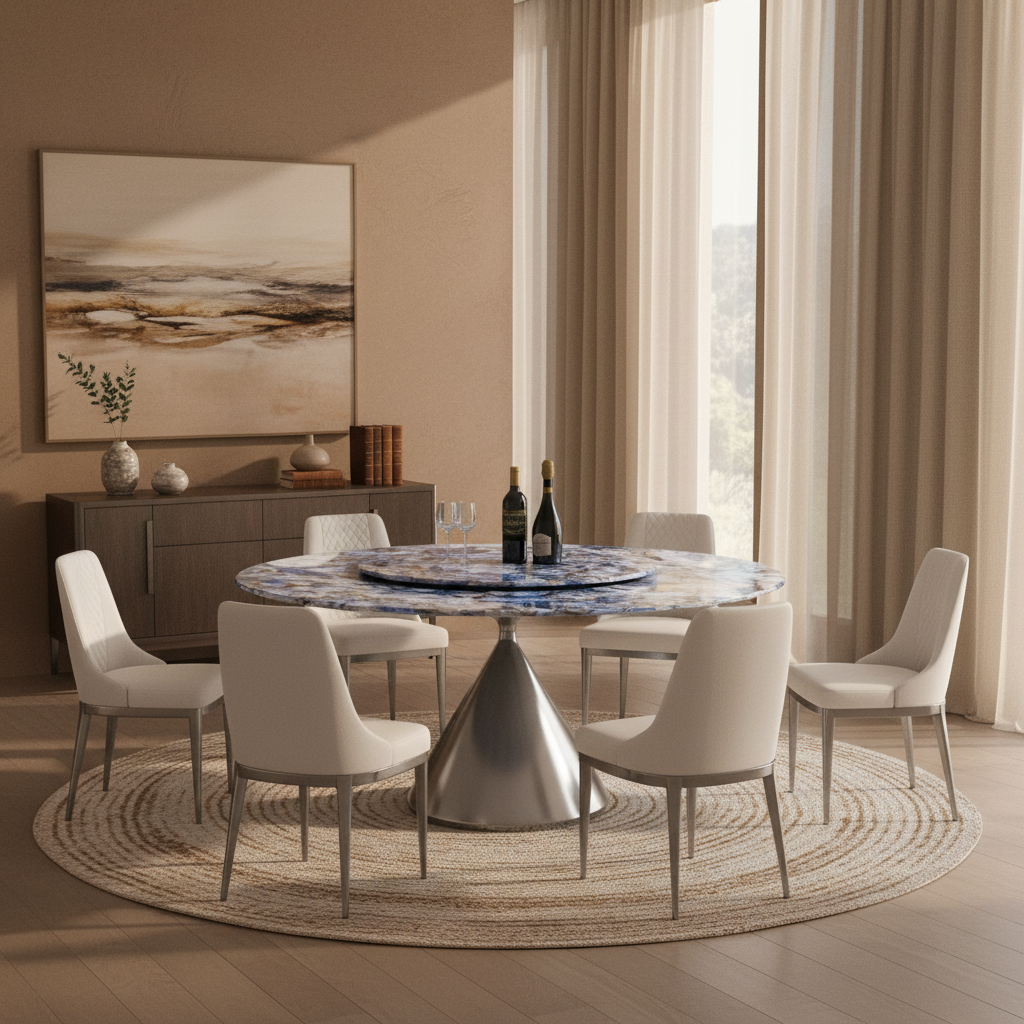 The Table That Transforms the Room — Luxury Sintered Stone Dining Table Set