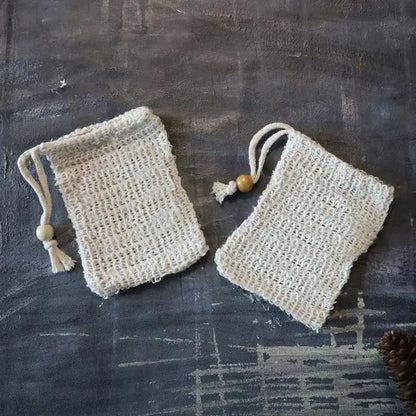 Natural Sisal Soap Bag for Gentle Exfoliation
