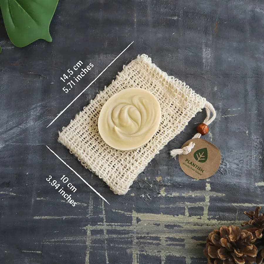 Natural Sisal Soap Bag for Gentle Exfoliation