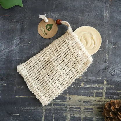 Natural Sisal Soap Bag for Gentle Exfoliation