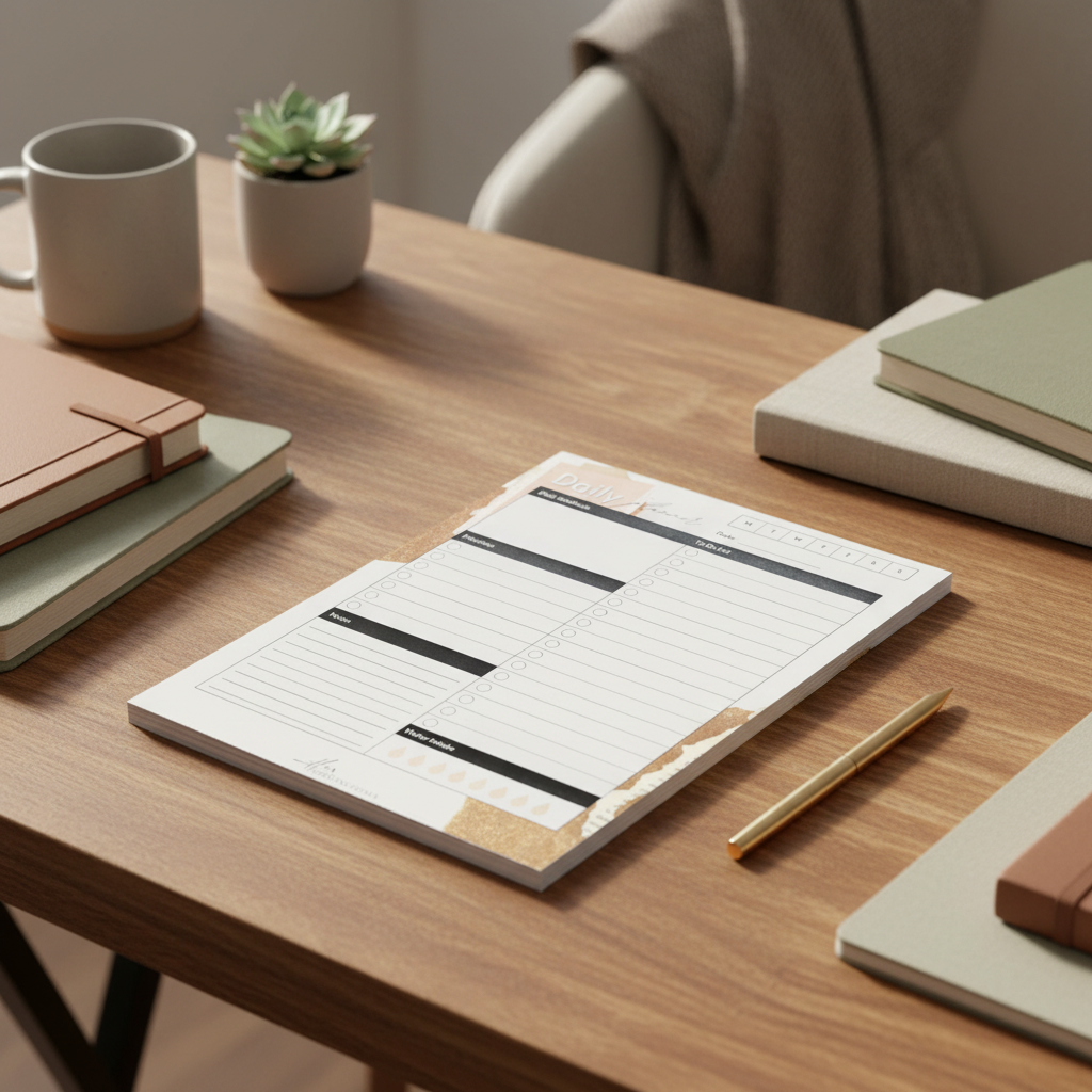 The Daily Edit — Structured Planner for Intentional Living