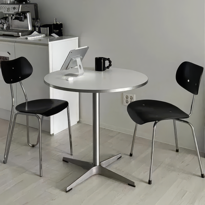 The Table That Brings Everyone In — Round Minimalist Dining Table